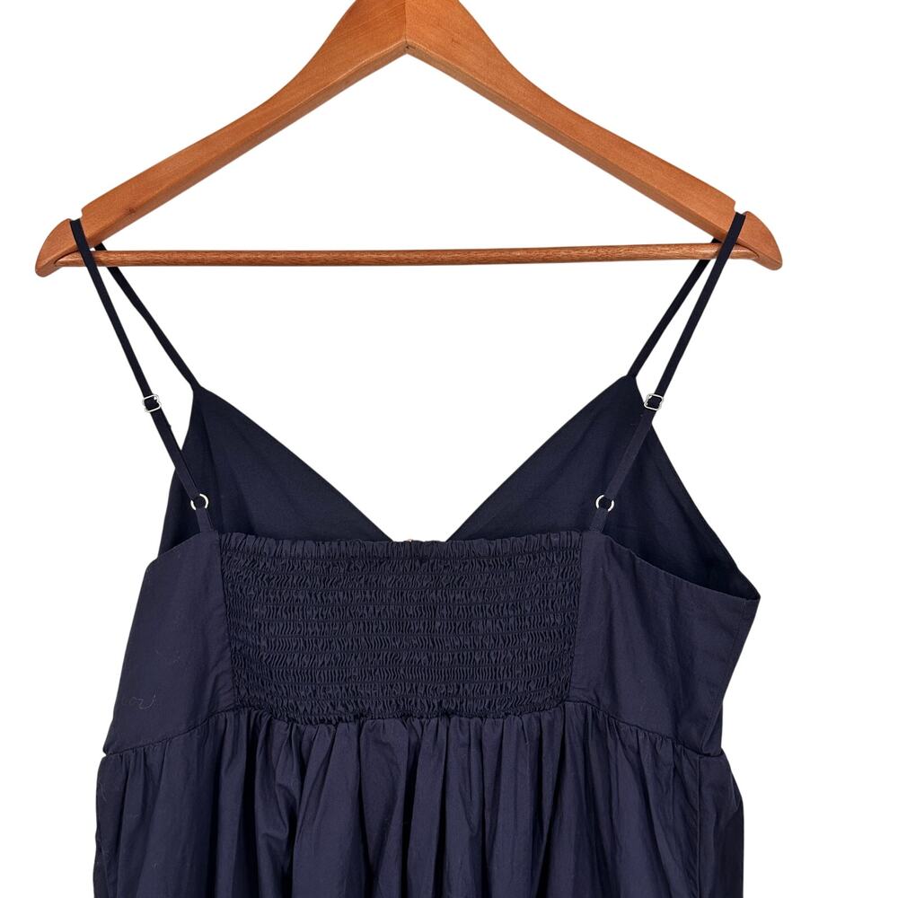 QUINCE NWT Organic Cotton Sleeveless Maxi Dress in Navy // S - Picture 11 of 12